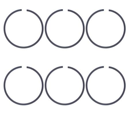 38 mm stempelringer kompatibel med Husqvarna motorsag 136 137 141 142 36 41 (tykkelse 1,5 mm) Hg