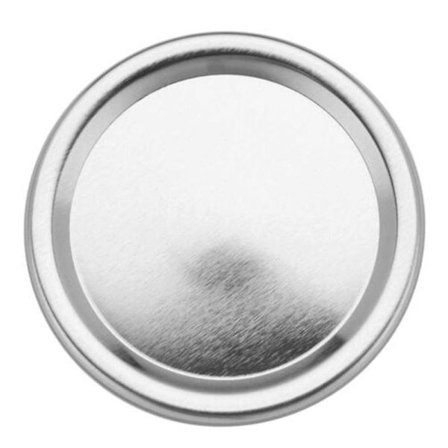 12/24 stk. Låg af delt type, tætningsopbevaring, solide låg til almindelige/brede Mason krukker