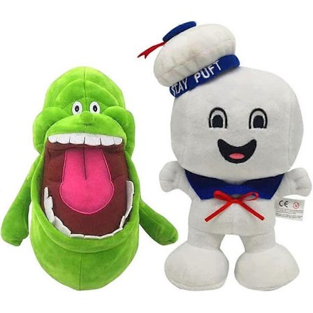 Stay Puft Marshmallow Man Plysjleker, Slimer Søt Spøkelse Fylt Dukke Leker for Barn