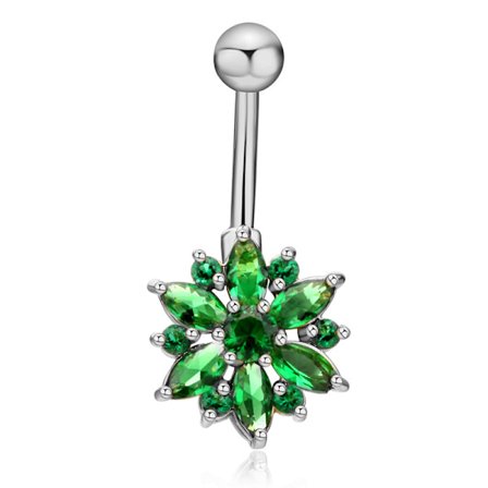 Guldpläterade Navelpiercing Piercing smycken