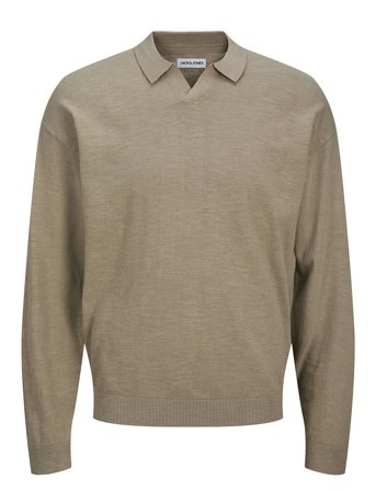 Jack & Jones | Jjcolin Slub Knit Polo Ls | XXL