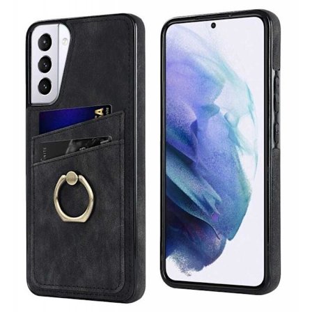 Samsung S21 -matkapuhelimen suojakuori korttitelineellä Retro V4