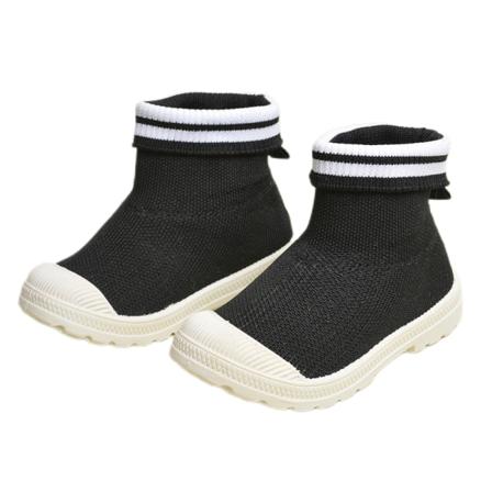 Unisex Barn Drar På Randiga Vinterskor Low Calf Fashion Bootie