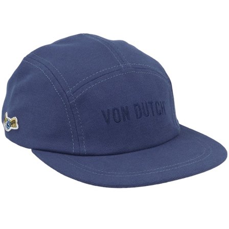 Von Dutch - Side Patch Blue 5-Panel 5panel Blue Cap - @ Hatstore