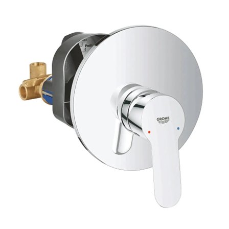 Miscelatore vasca-doccia Grohe BauEdge monocomando senza deviatore ad incasso