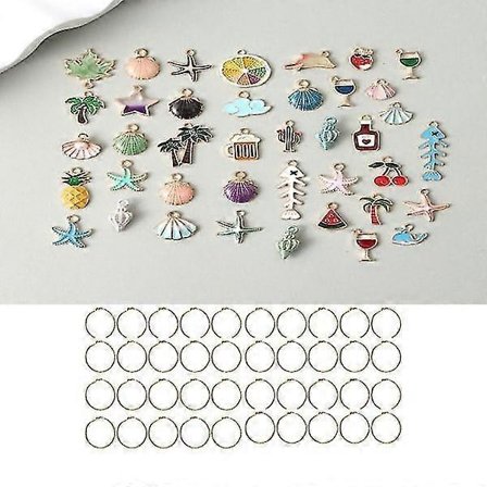 40 st Vin Glas Charm Taggar Vin Glas Markörer Vin Glas