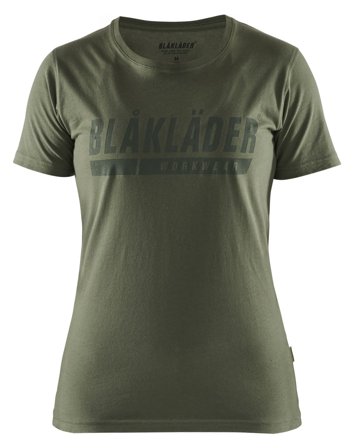 Blåkläder 9216-1042 T-paita vihreä XXL, Vaatteet