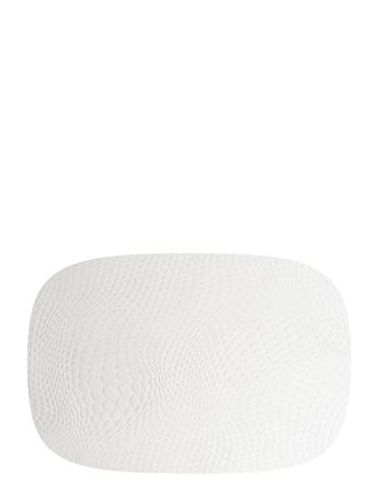 Aida Karim Rashid Mozzarella Dækkeserviet 95% Genbrugslæder 1 Stk 45,0X30,6 Cm Vit