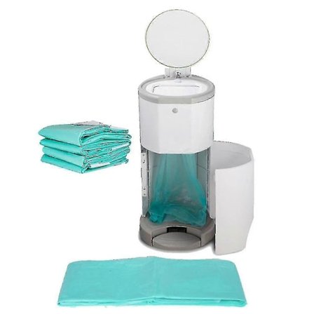 3 stk. Refill Pakke Bionedbrydelige Baby Ble Affaldsposer Til 16l Skraldespand Udskiftnings Liner Affaldspose Til Hjem Og Køkken