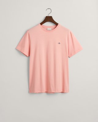 GANT - Klassisk t-skjorte i regular-fit til herre bubbelgum pink