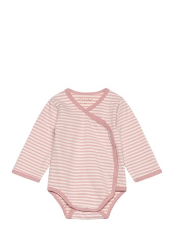 Fixoni Wrap Body Ls Y/D Stripe - Pink - 56