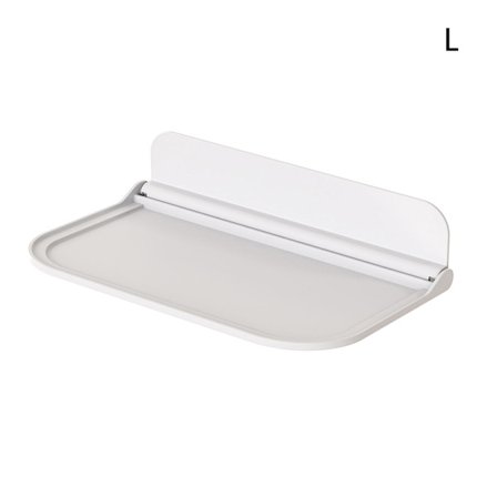 Väggmonterad hopfällbar hylla Sparar utrymme Lagringsställ utan stans