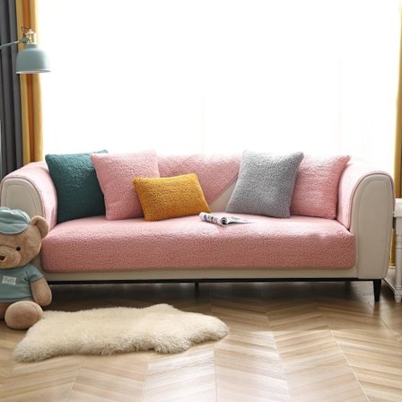 Premium Velur Sofatrekk, Sklisikre Sofatrekk, Utførlige og Utsøkte Sofatrekk, Sofaputetrekk for Soverom, Hotell og Kontor (70*150cm)