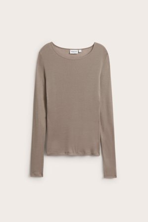 Kappahl | Langermet topp | Mørk beige