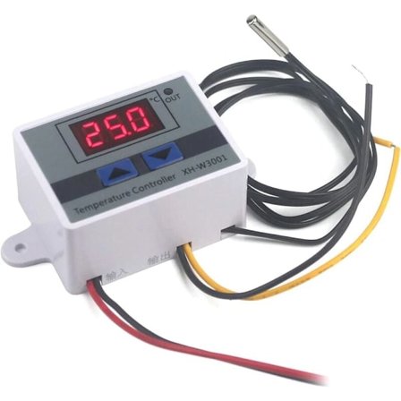 220V Digital Termostat Temperaturregulator Kylning och Värme Kontrollerad