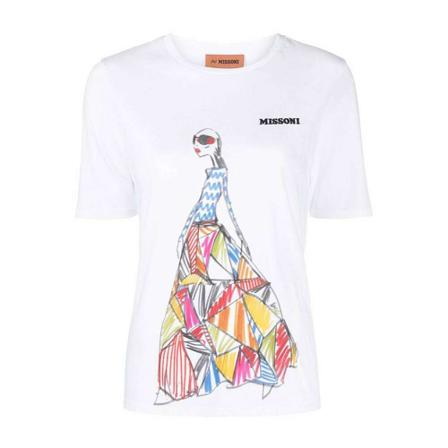 Missoni T-shirts and Polos , Wit , Dames , Maat: L