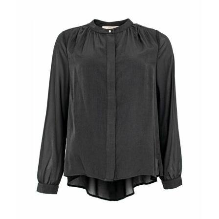 Costamani Costamani Skjorte, IDA Shirt, Black Sort, Dame Bluser