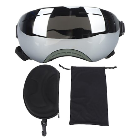 Hundebriller Mode UV-beskyttelse Justerbare Elastiske Hundebriller med OD Grøn Ramme til Mellemstore og Store Hunde Sølvlinser