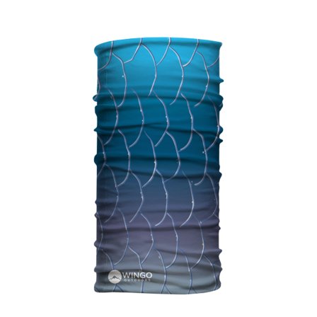 Wingo Fish Skin Neck Gaiter - Tarpon