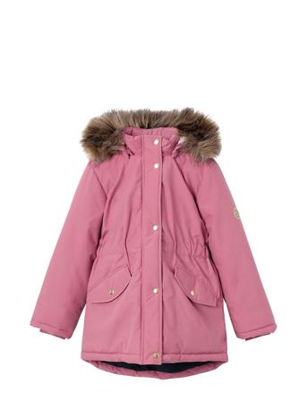 Nkfmarlin Parka Jacket Pb Fo Parkas Jakke Rosa Name It*Betinget Tilbud