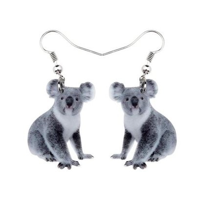 Earrings - Koala - Acrylic