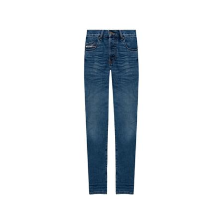 Diesel, Straight Jeans Blauw, Heren, Maat:W32 L30