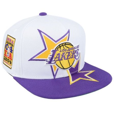 Mitchell & Ness - NBA Vit snapback Keps - Los Angeles Lakers All Starz White/Purple Snapback @ Hatstore