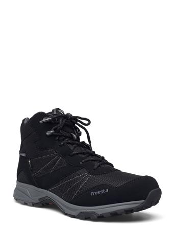 Diamond/Star 103 Lace Mid Gtx, Burgundy, Icelock Shoes Sport Shoes Outdoor/hiking Shoes Svart Treksta