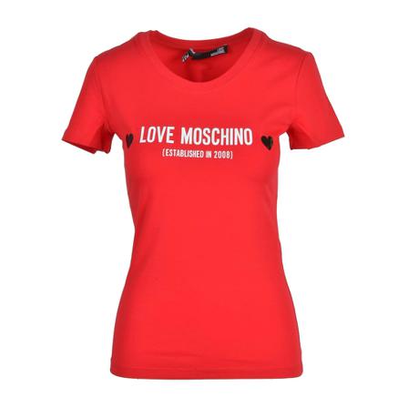Love Moschino T-Shirt Rød, Dame
