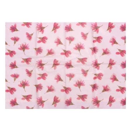 Pehmopaperi 5 arkkia 50 x 70 cm - Vaaleanpunaisia kirsikankukkia Rosa