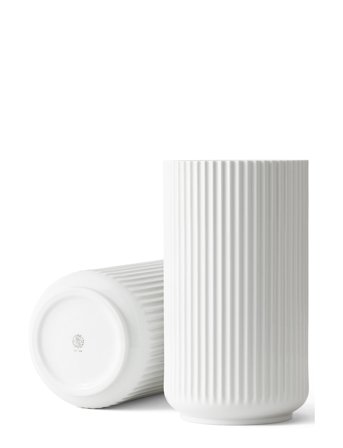 Lyngby Porcelæn Lyngbyvase - White - H31CM