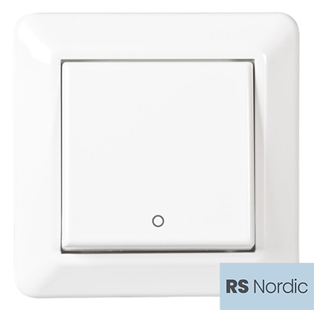 ELKO RS Nordic 2 polt bryter innfelt m/hurtigklemme