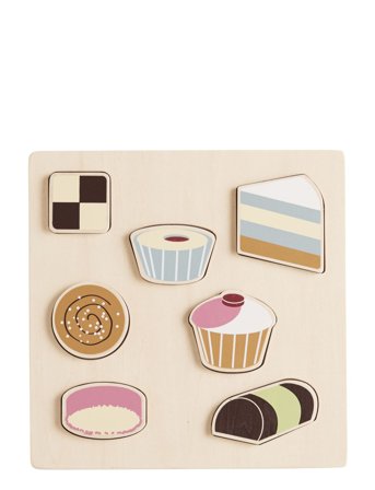Kid's Concept | Puzzle Swedish Fika Bistro | L 22X W 22X H 1.7CM