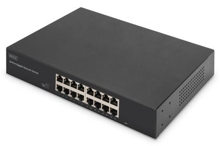 Digitus 16-Port Gbit Switch 19Zoll Unma 16-port 10/100/1000Base-T