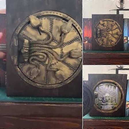Chamber of Secrets Magics Bokhjørne Bibliotek Dekor Bok Hylleholder - Bra
