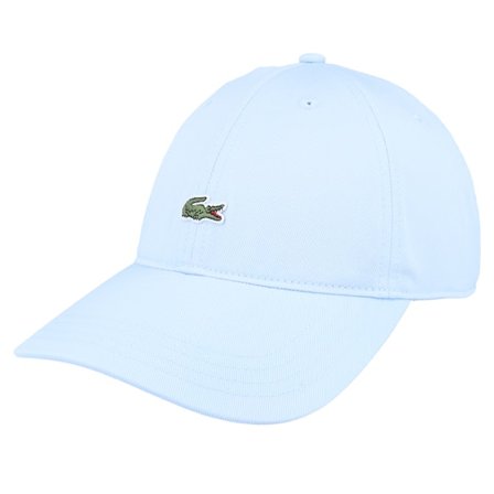 Lacoste - Ble unconstructed Czapka Z Daszkiem - Casquette Rill Light Blue Dad Cap @ Hatstore