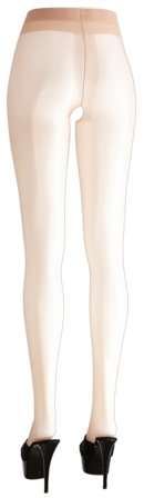 Cottelli Collection: Open Crotch Tights Skin - Vuxen.dk: Lingeri & undertøj