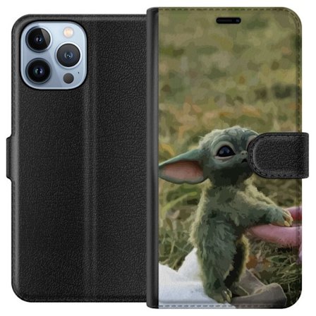 Kompatibelt Plånboksfodral till Apple Apple iPhone 13 Pro Max Yoda