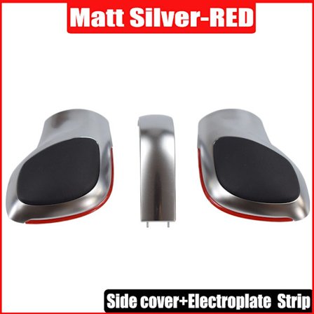 Röd/Blå Bil Växelspak Knopp Spak Krom Matt För VW Golf 6 7 R GTI Passat B7 B8 CC R20 Jetta MK6 GLI DSG Kåpa Emblem-Alternativ 9