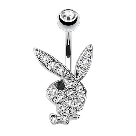 Rustfrit stål Daglig Stilfuld Sød Bunny Letvægts Sexet Gave Navle Ring Ny