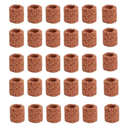 Akvarieväxt fast ring, akvarieväxtkruka fast hållare, akvarieväxtvikt, anti-flytande tillbehör 30 stycken