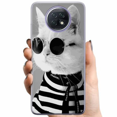 Xiaomi Redmi Note 9t Tpu Mobilskal Fancy Cat