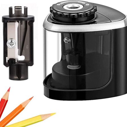 Elektrisk blyantspidser, manuel spidser med reservoir og KLB