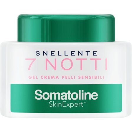 Somatoline Snellente 7 Notti Gel Crema Pelli Sensibili 400ml - Crema gambe e glutei drenante