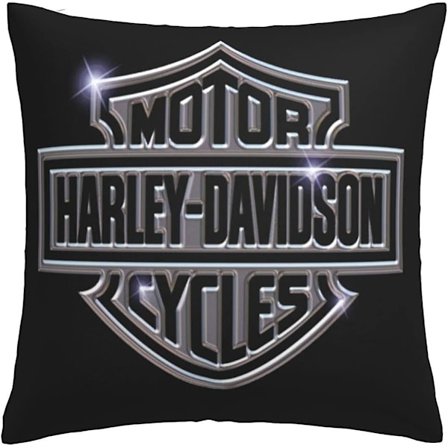 HKK AA-tyynynpäälliset Harley Davidson Lämmin ja pehmeä tyynynpäällinen koristetyynyliinoille sängyssä sohvan ulkotyynyssä