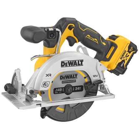 Dewalt DCS512P2-QW Rundsav med batteri og oplader, Maskiner