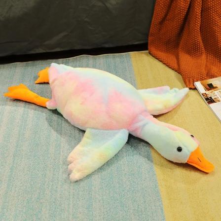 50-190 cm stor vit gås Plyschleksak jätteanka docka mjuk goose Gås Sovkudde Soffa Kudde Födelsedagspresent för barn 90cm Color