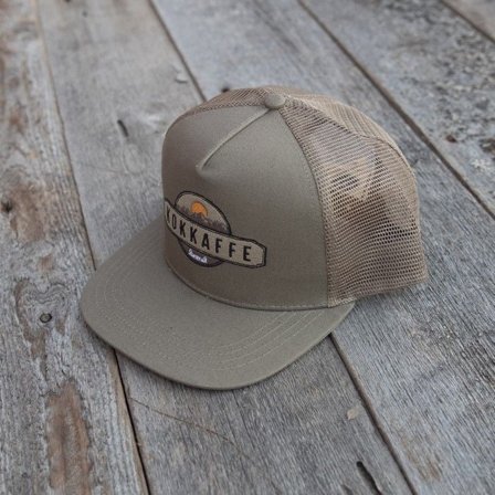 Lemmelkaffe Kokkaffe lippalakki, vihreä