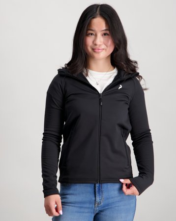 Peak Performance Jr Rider Essentials Zip Noir Sweats à capuche Fille - Kids Brand Store
