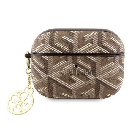 Guess GUAP2PGCE4CW tapauksessa AirPods Pro 2 kansi - ruskea GCube Charm